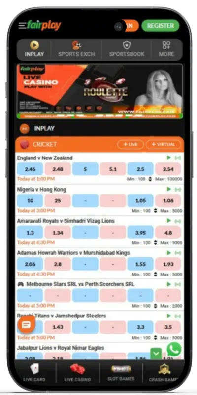 Fairplay mobile app